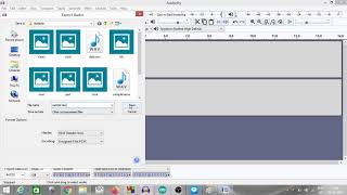 Record audio in Audacity and convert audio file to raw file