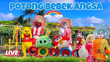 BALONKU ADA LIMA | ONDEL ONDEL DAN BADUT LABUBU JOGET LAGU POTONG BEBEK ANGSA