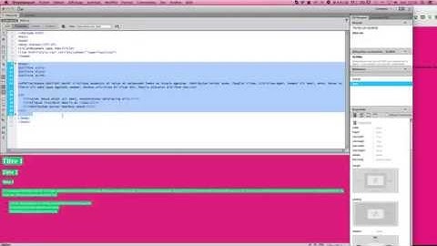 HTML CSS   Débuter en HTML5 et CSS3 partie#1   Tuto gratuit Dreamweaver en Français