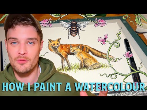 How I Paint A Watercolour - Doing It Ourselves