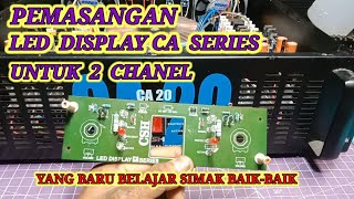 Cara pasang LED DISPLAY CA SERIES (2 chanel )#mcrdv3 #leddisplay