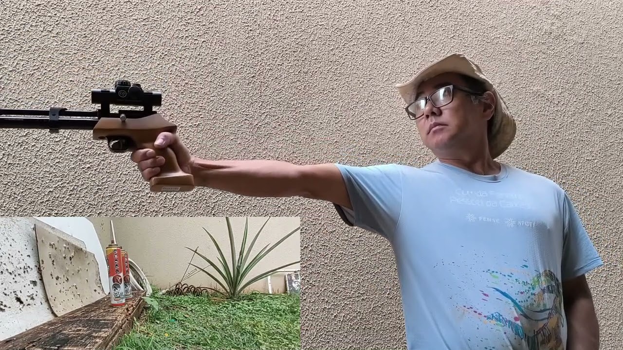 Artemis PP800 tiro na latinha!