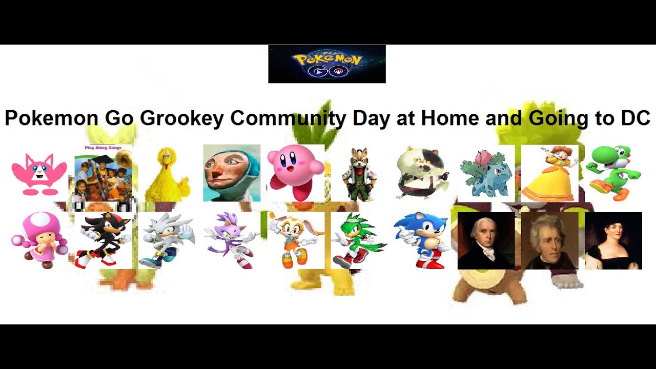 Cribes The Hedgehog: Pokemon Go Grookey Community Day at Home and Going Washington DC