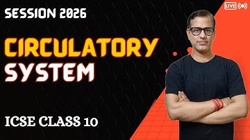 ICSE Class 10 Biology Chapter 8 Circulatory System | The Circulatory System |@sirtarunrupani​