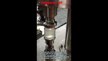 Máy đóng nắp, viền nắp hủ yến thủy tinh