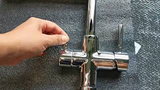 3-Way Mixer Tap with Pull-Out | Hot, Cold & Filtered Water in One!