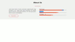 Awesome Skill bar page using only HTML & CSS.