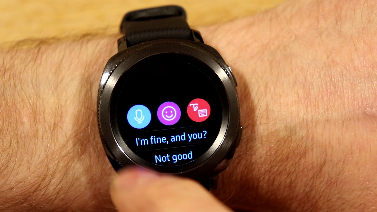 samsung watch you can text on