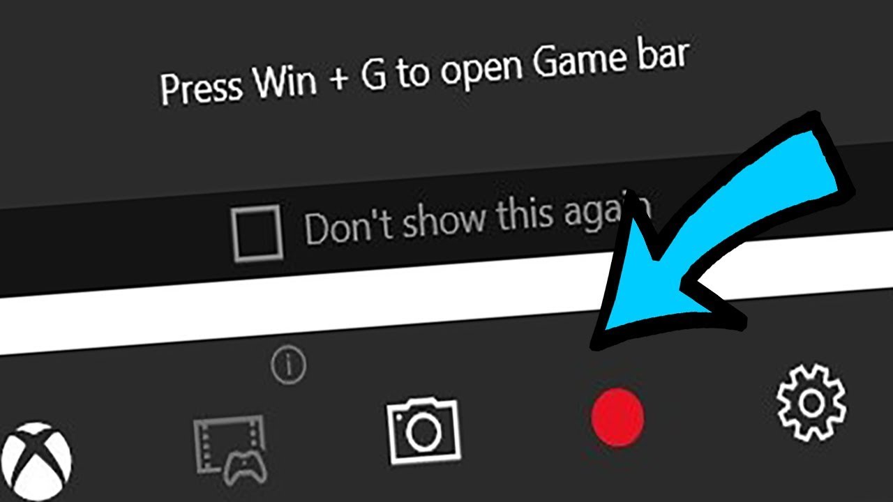 Press the Game Bar