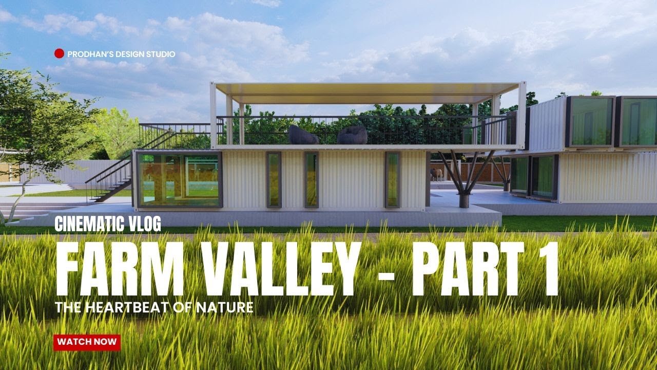 Farm Valley Animation | Container Architecture & Biogas | Malaysia | PRODHAN’s Design Studio