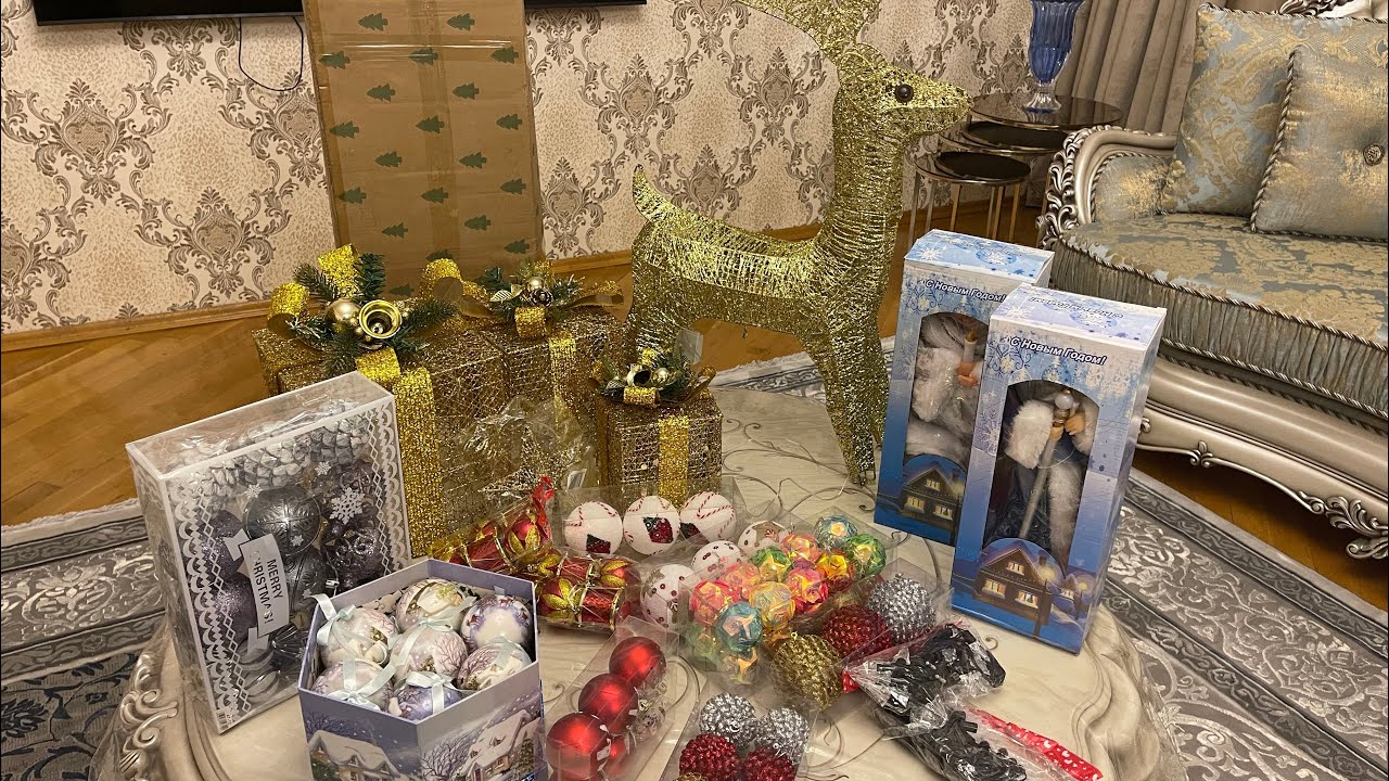 VLOG. Təzə evli baldızıma yeni il yolkası qurduq.