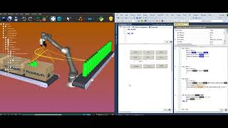 RoboDK.Demo Conveyor x Omron TM Robot x TwinCAT TF5000 Part1