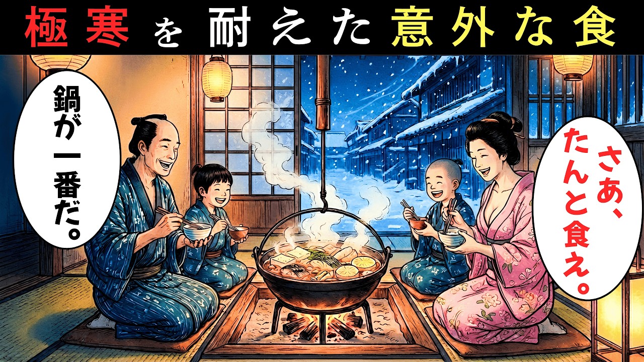 なぜ江戸の庶民は凍えなかったのか？極寒の冬を支えた意外な食文化