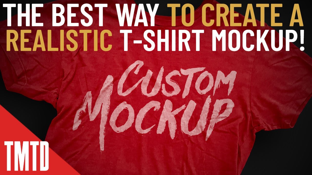 The Best Way to Make a Realistic T Shirt Mockup in Photoshop - YouTube