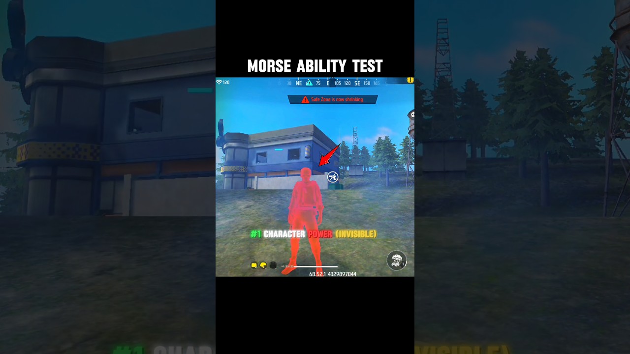 New Morse Character Ability Test 🔥 Free Fire New Character