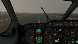 [MSFS] Pacific A300 rainy landing New York JFK, 22L (cockpit)