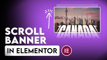How to Add Scroll Banner in Elementor, Gutenberg & Bricks for FREE