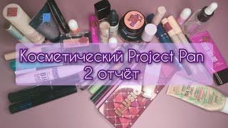 Project Pan 2024 (декоративная косметика)📝💄🗑️: 2 отчёт