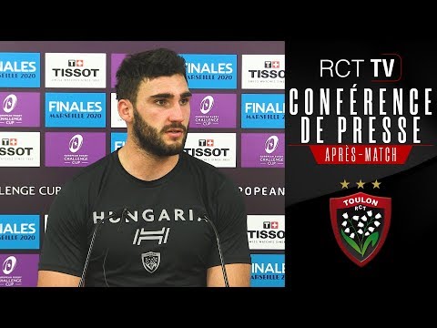Conférence de presse d'après-match J3 ERCC Toulon-London Irish