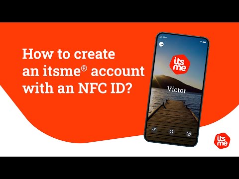 How to install your itsme® account with NFC