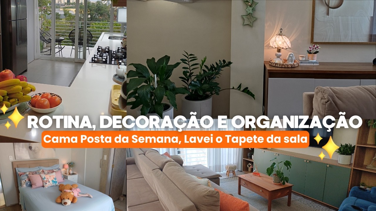 Cama Posta da Semana, Lavei o Tapete da sala |Carla Oliveira