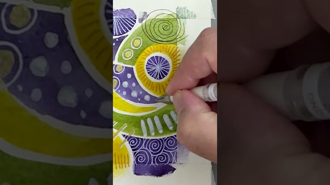 Abstract Watercolor Color Flow | Calm Pattern & Balance