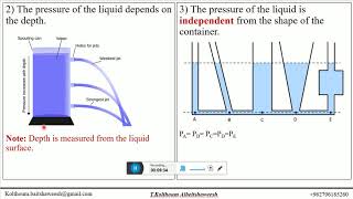 Forces and pressure ( Pressure in liquids, atmospheric pressure) Part1- OLevel IGCSE Physics Grade9