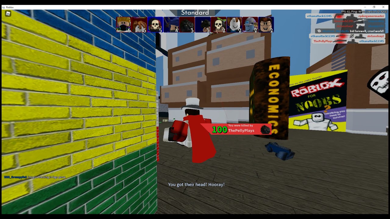 Killing an Arsenal hacker (Roblox Arsenal)