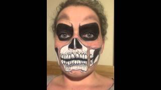 Ripped skull face