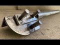 Creative tools  how to make a metal bender  homemade tools  kh welding khwelding