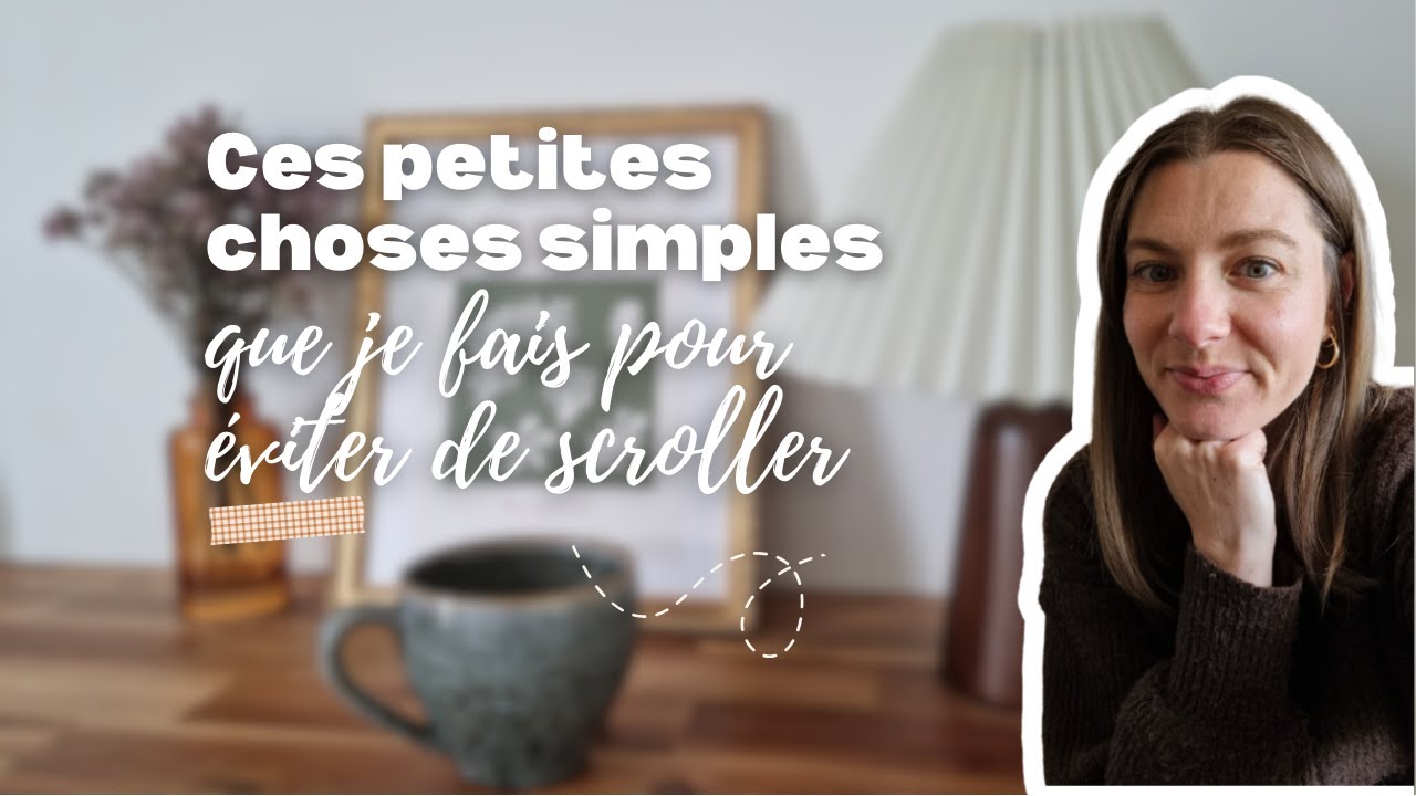 Ce qui m’aide au quotidien à passer moins de temps sur mon téléphone 🌸🧘‍♀️🍵