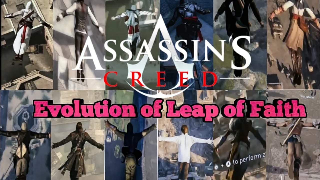 Evolution of Leap of Faith (Jumping from ViewPoint) in Assassin's Creed Series