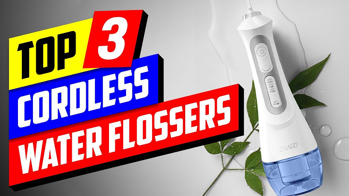 Best water flosser for braces reviews