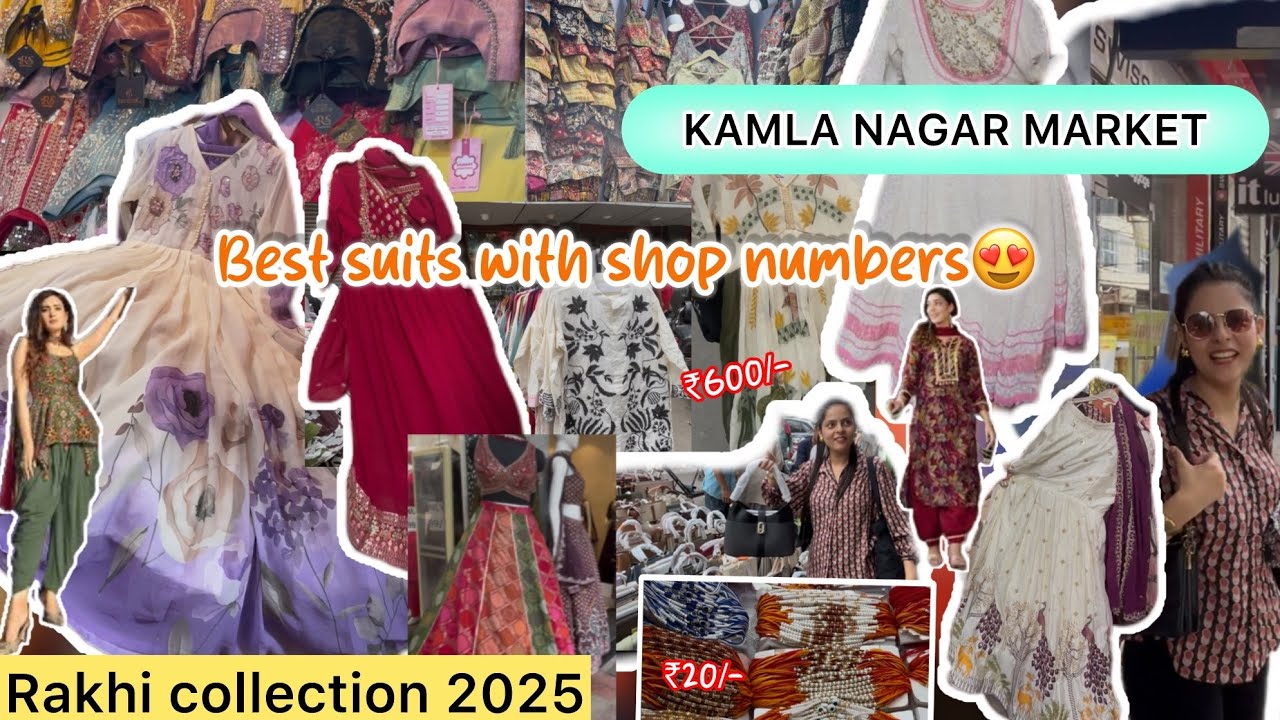 Kamla Nagar Market Delhi | Latest Collection Ethnic wear with Shop Number July 2025😱🛍️