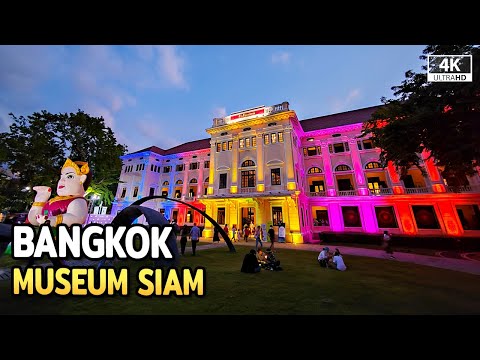 MUSEUM SIAM Bangkok Walkthrough and Night at the Museum event 2022 [4K]