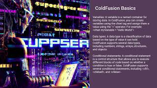 Celebrity ColdFusion Programming - Basics Net Worth