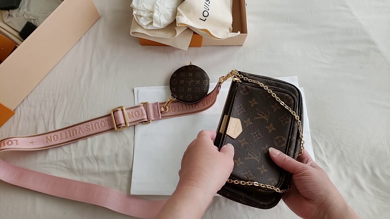 LV M81911 WALLET ON CHAIN IVY Bag comparison by steven top quality VS  authentic 