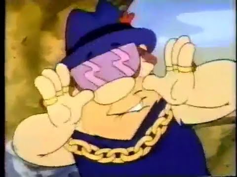 [1990] Post Fruity Pebbles Cereal - Barney as The Master Rapper (Run ...
