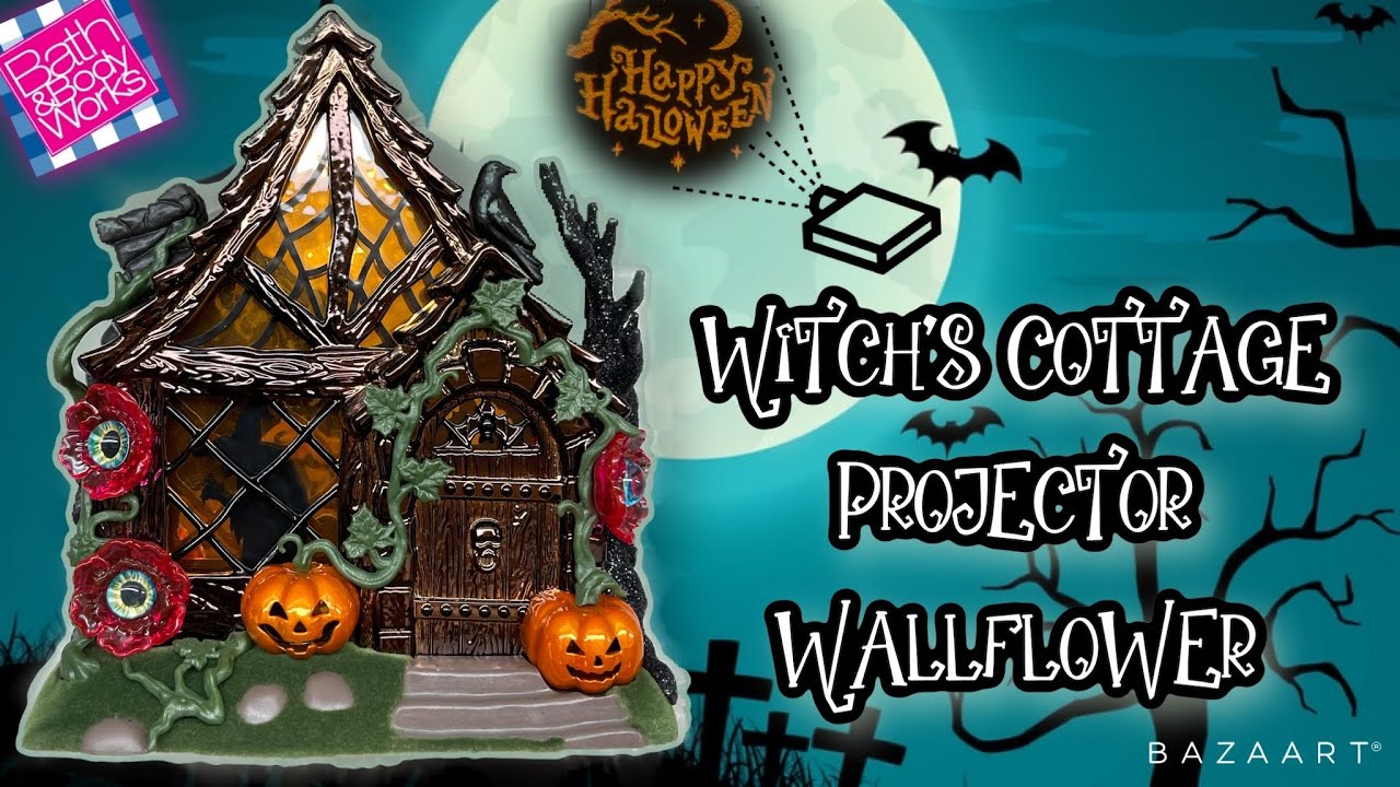 Bath & Body Works Halloween 2022 | WITCH’S COTTAGE PROJECTOR WALLFLOWER | Demo & Review!