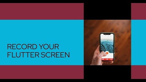 How to record screen & audio in flutter without 3rd party lib using media projection & replaykit