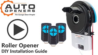 How to install a ROLLER OPENER Auto Openers Garage Door Opener Installation Video