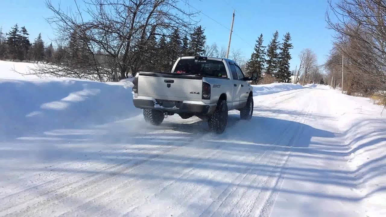 2008 Ram 5.7L Flowmaster exhaust drive by - YouTube