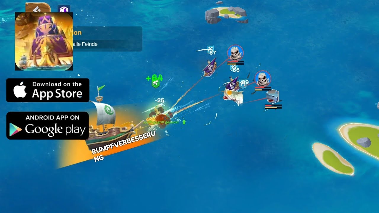 Lord of Seas: Survival & Conquer  Gameplay - No Commentary ( Android, IOS,  german )