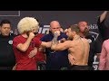 UFC 229: Khabib vs McGregor Weigh-in Faceoff