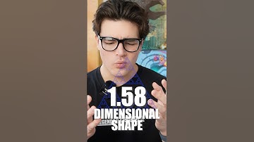 This shape is 1.58 Dimensional