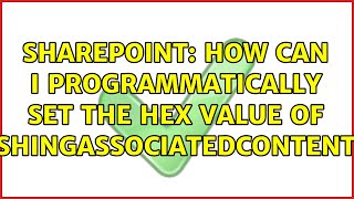 Sharepoint: How can I programmatically set the hex value of PublishingAssociatedContentType?