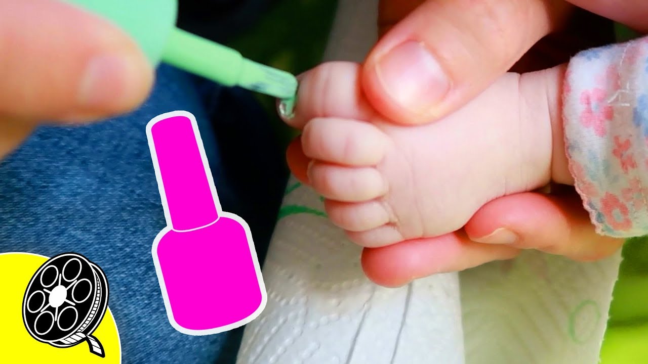 Baby's First Pedicure! YouTube