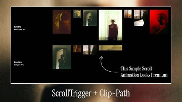 This Simple Animation Makes Any Site Look Better | Awwwards Animation | ScrollTrigger + Clip-Path
