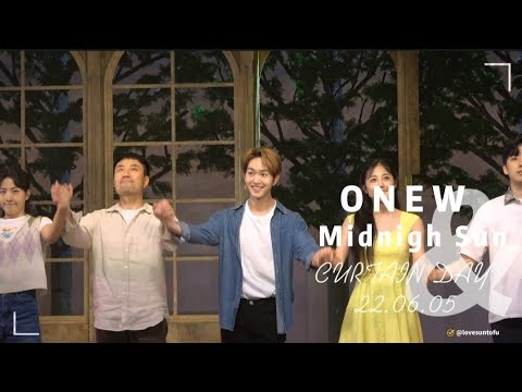 220605 ONEW 온유 オニュ 뮤지컬 태양의 노래 커튼콜  4K 직캠 #태양의노래 #온유 #onew #オニュ #midnightsun #shinee #샤이니