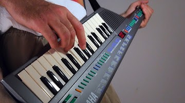 Taking my "new" YAMAHA SHS 10 Keytar for a Testdrive
